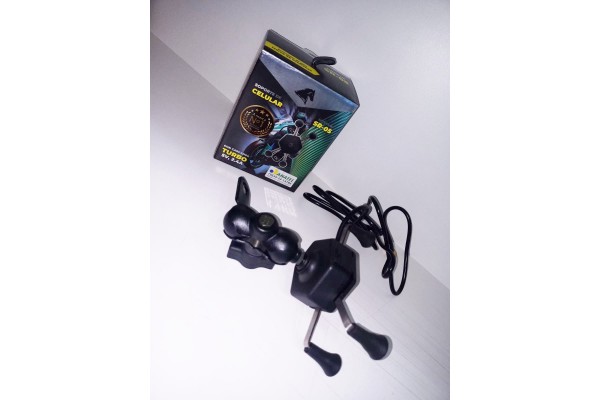 SUPORTE DE CELULAR PARA MOTO COM CARREGADOR TURBO USB 5V 2.4A STALLION-SR05